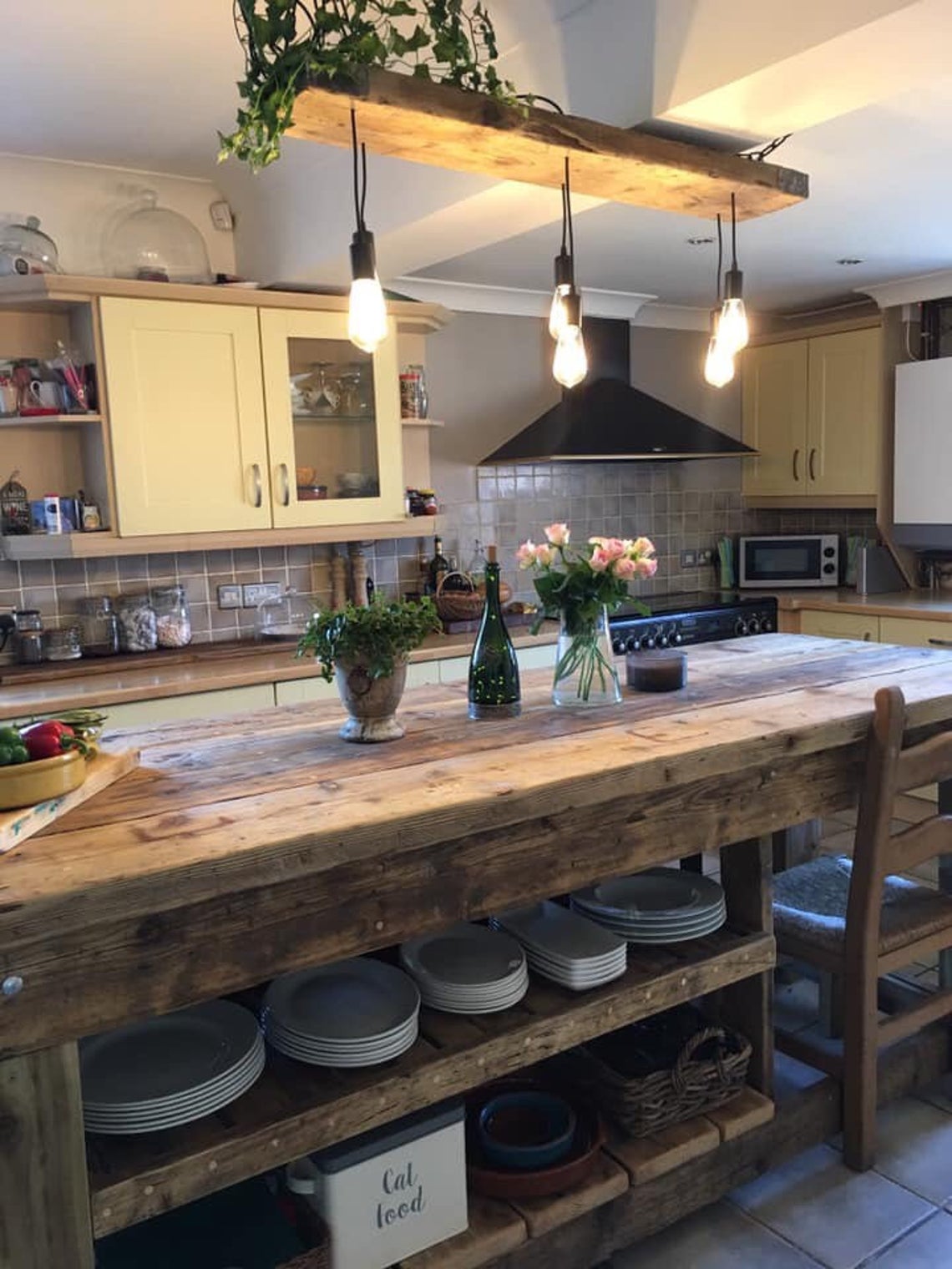 Reclaimed Kitchen Island Etsy Inudstrial Pine Reclaimed Kitchen Island Etsy Industrial Pine