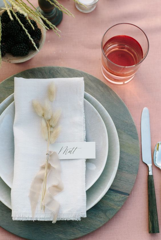 Place Cards Dining Table Setup Place Cards Dining Table Setup