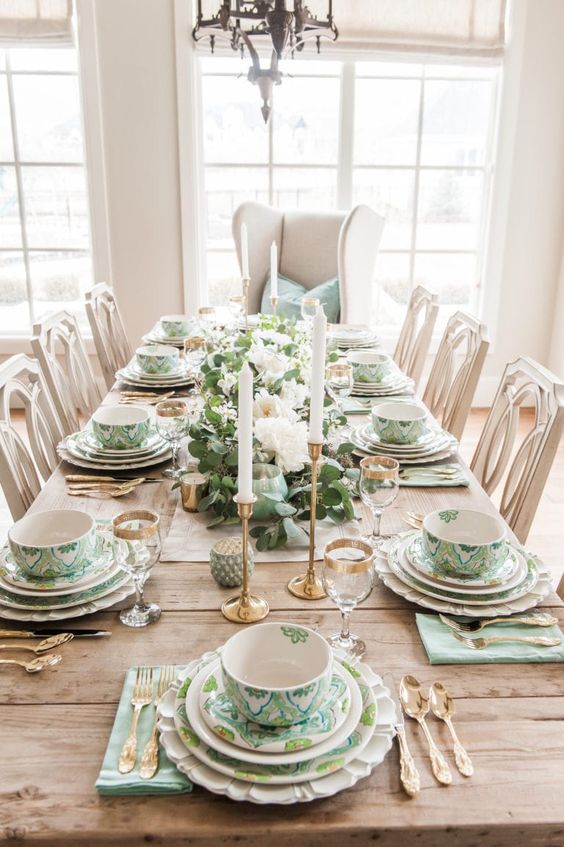 Table place setting formal Table place setting formal