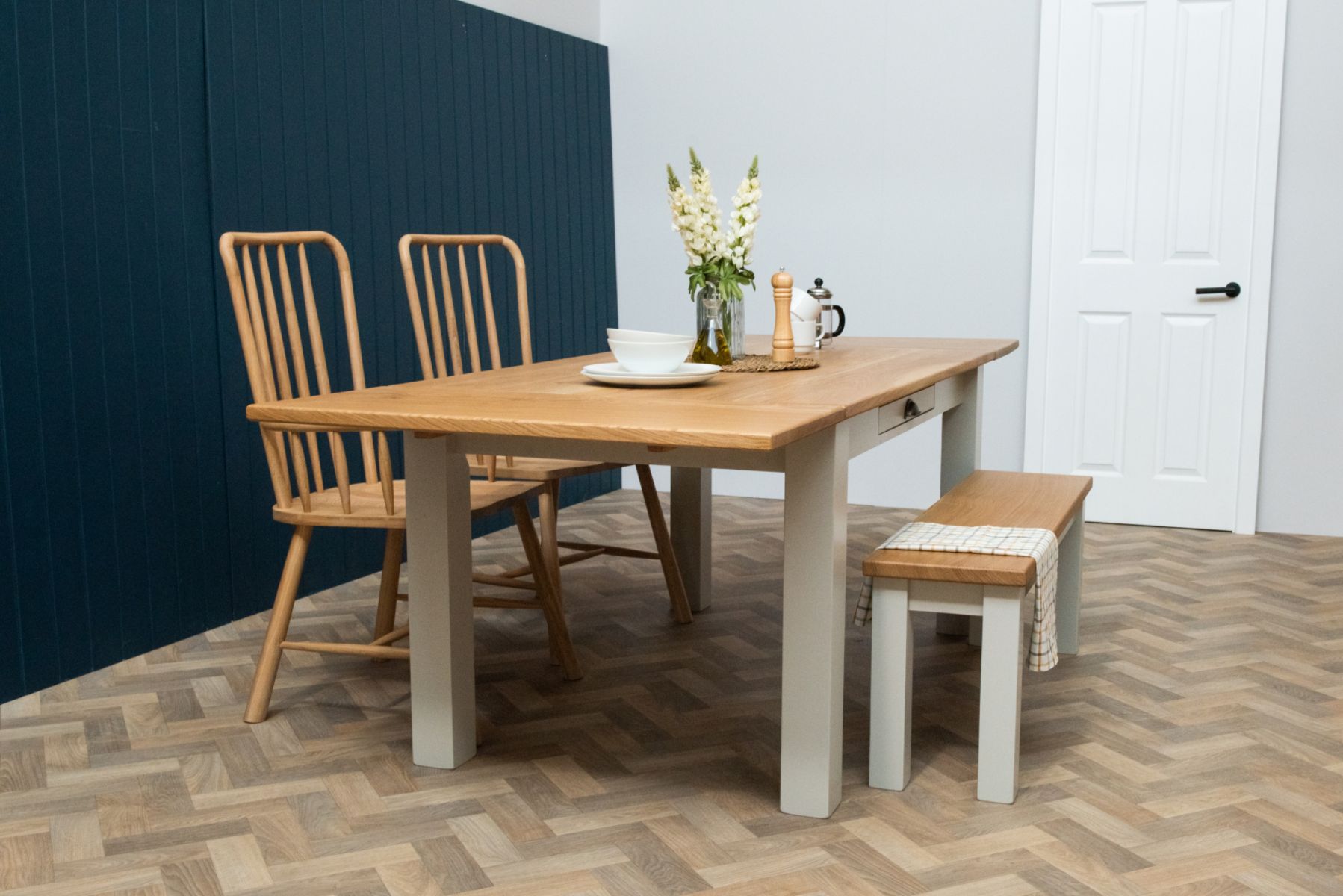 Grain_and_Frame_Oak_Farmhouse_Dining_Table_Painted__Square_12 Grain and Frame Oak Farmhouse Dining Table Painted Square