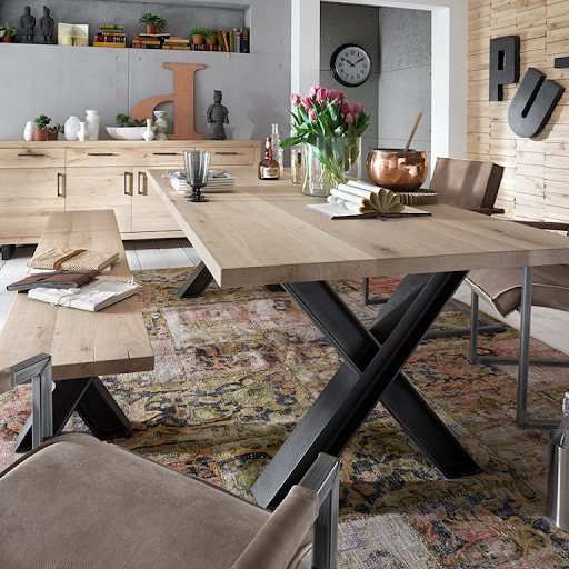 Oliver Matthews Furniture X-Leg Dining Table Oliver Matthews Furniture X Leg Dining Table