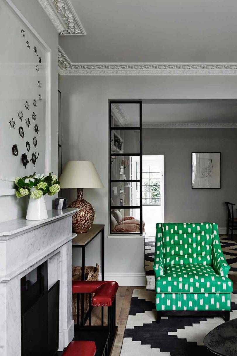 Grain_and_Frame_Pattern_Accent_Chair Grain and Frame Pattern Accent Chair