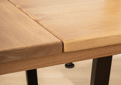 Grain and Frame Natural Industrial Dining Table 5
