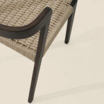 Grain and Frame Dark Scandinavian Solid Oak Dining Chair 1