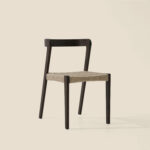 Grain and Frame Dark Scandinavian Solid Oak Dining Chair 8