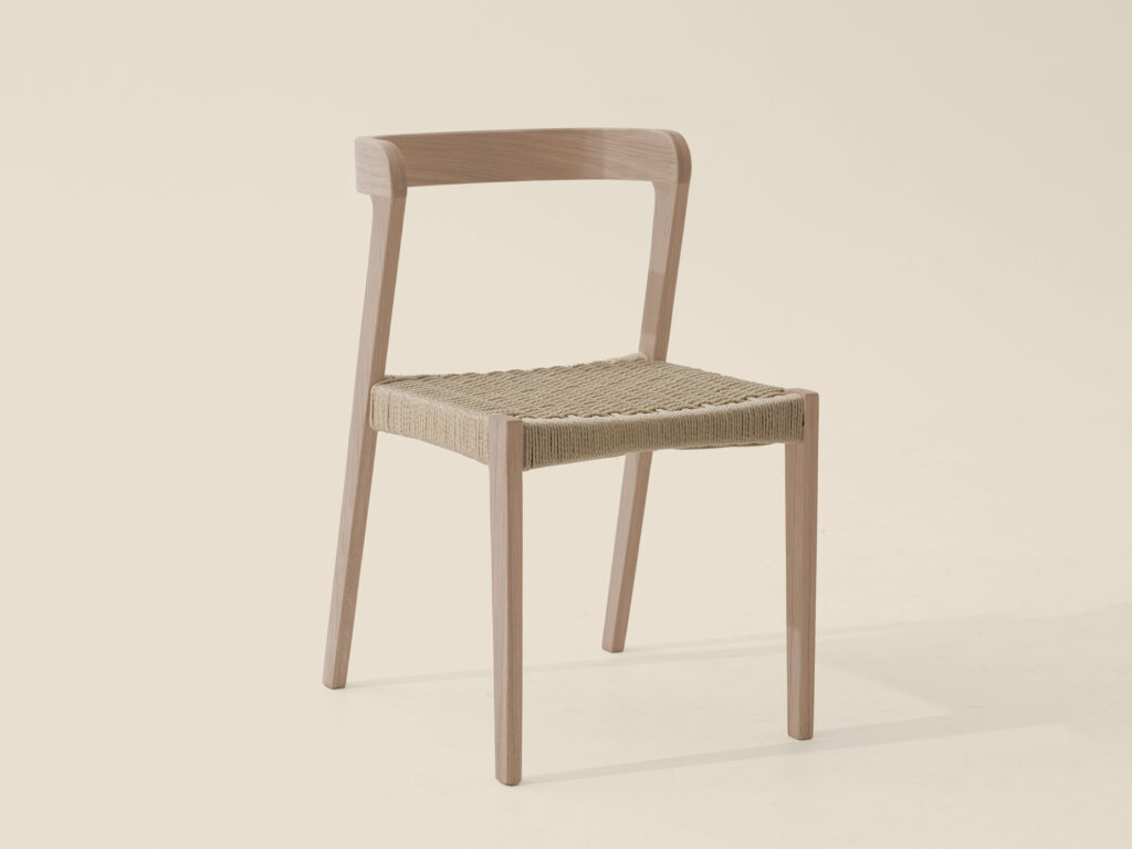 Grain and Frame Light Scandinavian Solid Oak Dining Chair 2