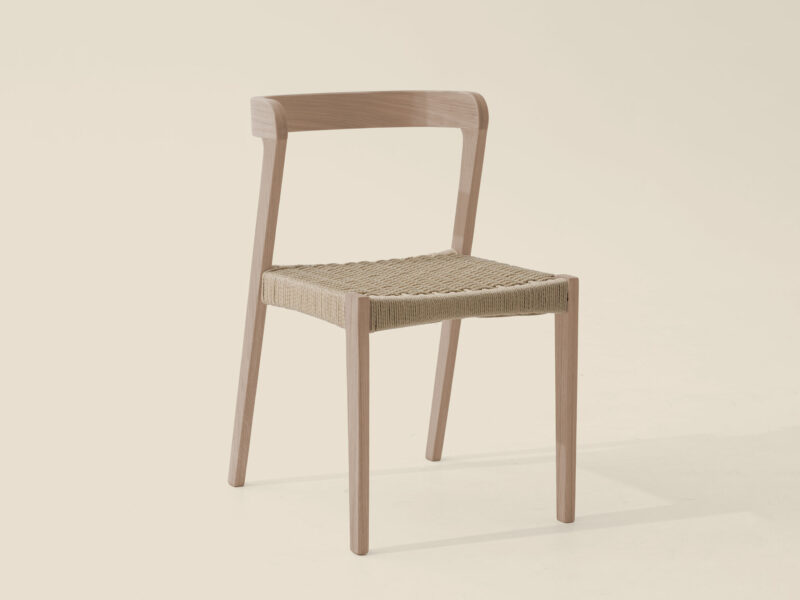Light Solid Oak Scandinavian Dining Chair
