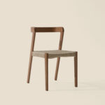 Grain and Frame Natural Scandinavian Solid Oak Dining Chair 1