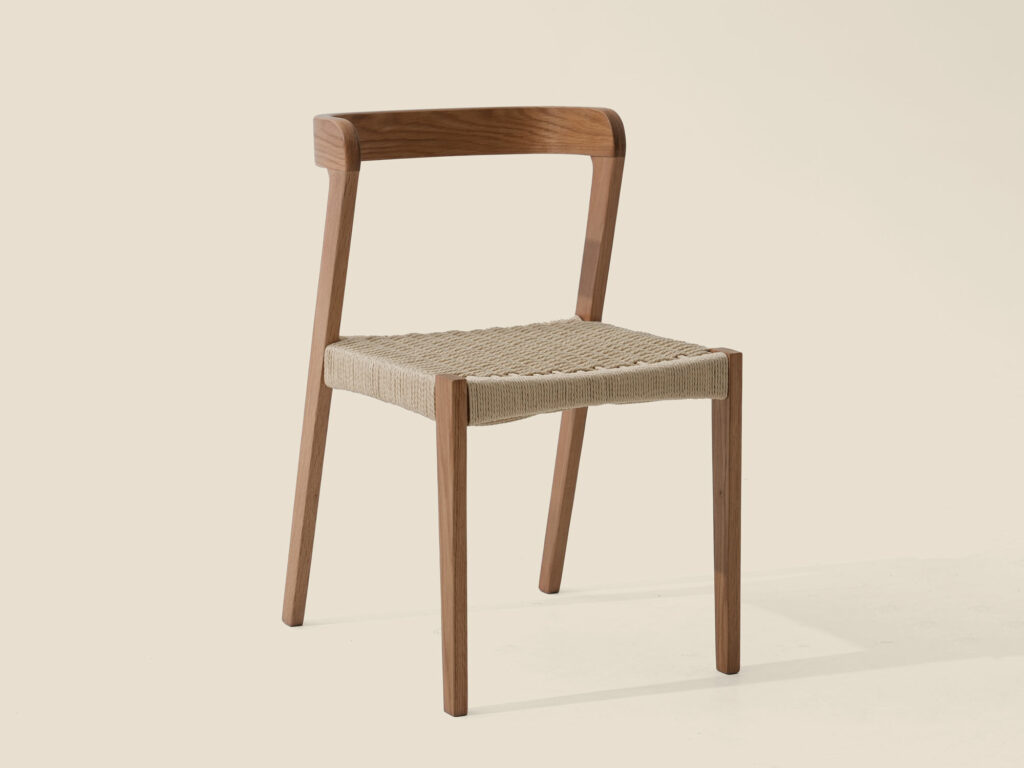 Grain and Frame Natural Scandinavian Solid Oak Dining Chair 2