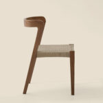 Grain and Frame Natural Scandinavian Solid Oak Dining Chair 5