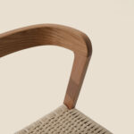 Grain and Frame Natural Scandinavian Solid Oak Dining Chair 7