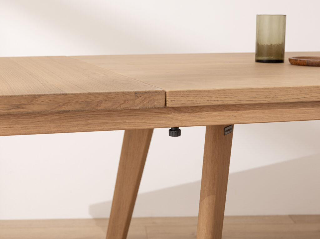 Grain and Frame Light Solid Oak Scandinavian Dining Table 0