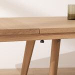 Grain and Frame Light Solid Oak Scandinavian Dining Table 0