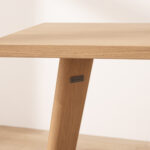 Grain and Frame Light Solid Oak Scandinavian Dining Table 2