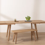 Grain and Frame Light Solid Oak Scandinavian Dining Table 6