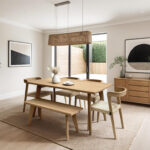 Grain and Frame Light Oak Scandinavian 6 Seater with Chairs 4x3 2k